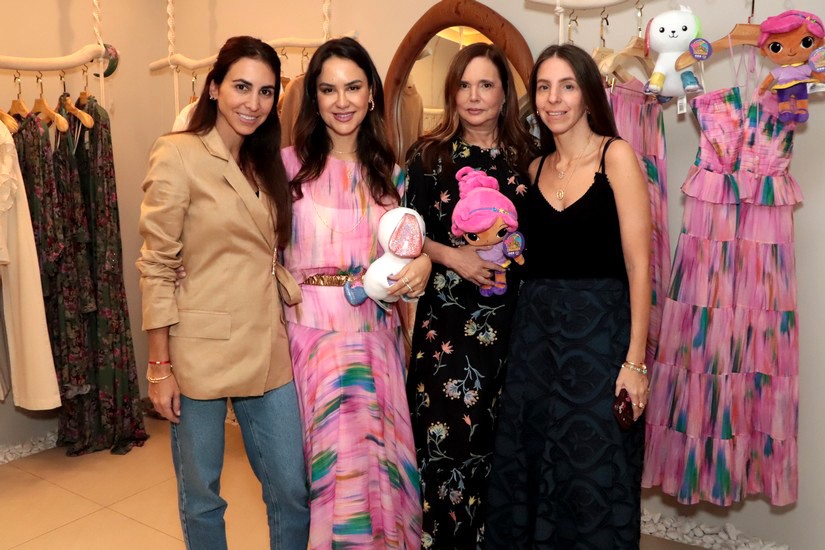 Maria Eugenia Fuzari, Adriana Senise, Jacqueline Shor e Stella Jacintho